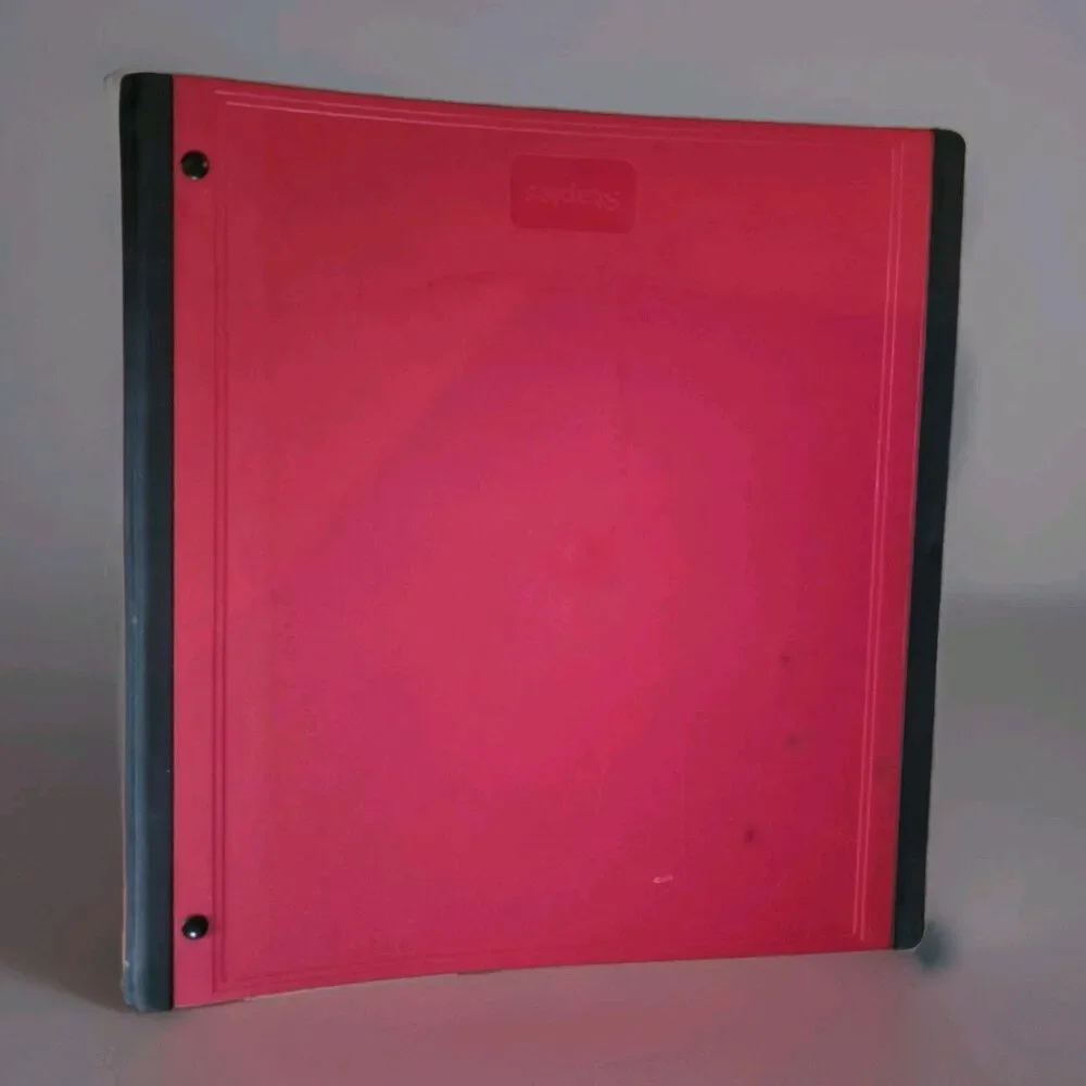 Staples 1-Inch 3-Ring Better Binder Black/ Red